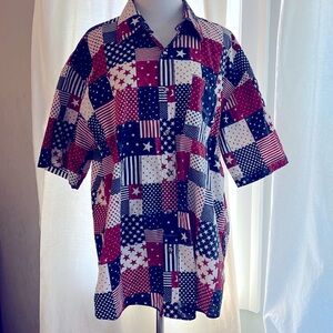 MEN’s STARS & STRIPES Button down Shirt